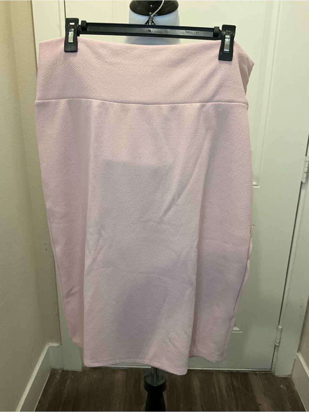 LuLaRoe Blush Pink Pencil Midi Skirt 2XL